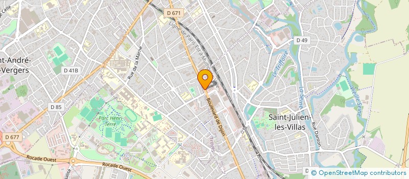 localisation de l'entreprise EMATEX  SAINT-JULIEN-LES-VILLAS