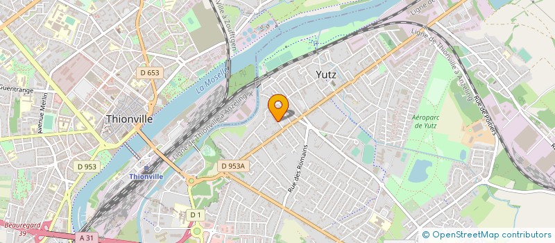 localisation de l'entreprise EMATHODEM  YUTZ