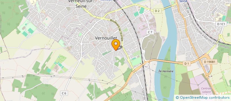 localisation de l'entreprise EMATOM  VERNOUILLET