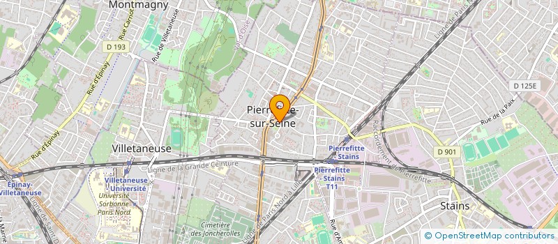 localisation de l'entreprise EMATRANS DEM & SERVICES  PIERREFITTE-SUR-SEINE