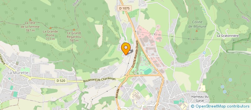 localisation de l'entreprise EMAULI à VOIRON