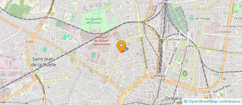 localisation de l'entreprise EMAUMETAL SCS à ORLEANS