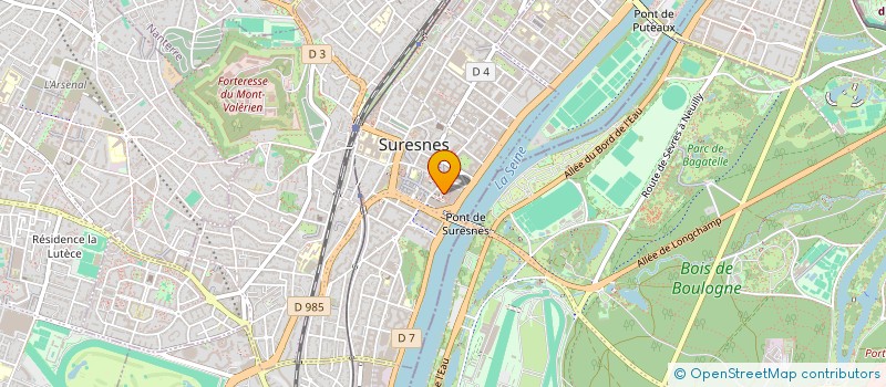 localisation de l'entreprise EMAUX DE BRIARE TECHNOLOGIES à SURESNES