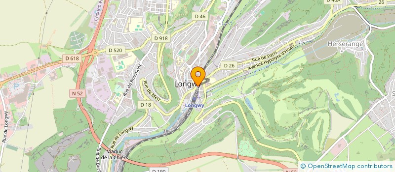 localisation de l'entreprise EMAUX DES RECOLLETS à LONGWY