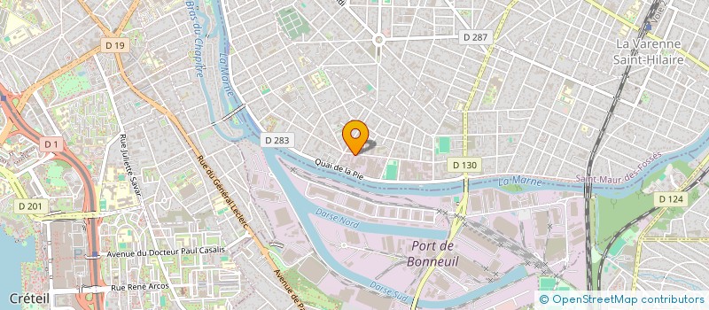 localisation de l'entreprise EMAV BTP à SAINT-MAUR-DES-FOSSES