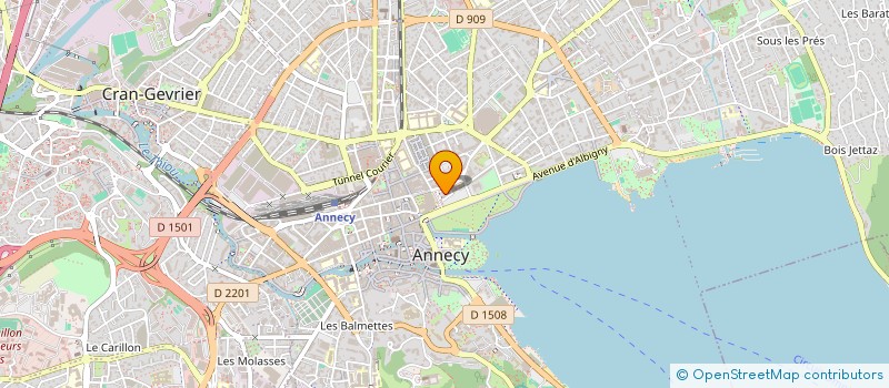 localisation de l'entreprise EMAVALOR à ANNECY