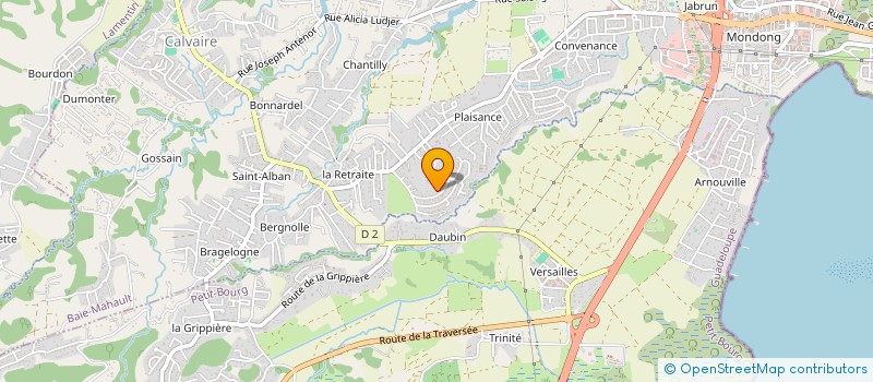 localisation de l'entreprise EMAVIDA H  BAIE-MAHAULT