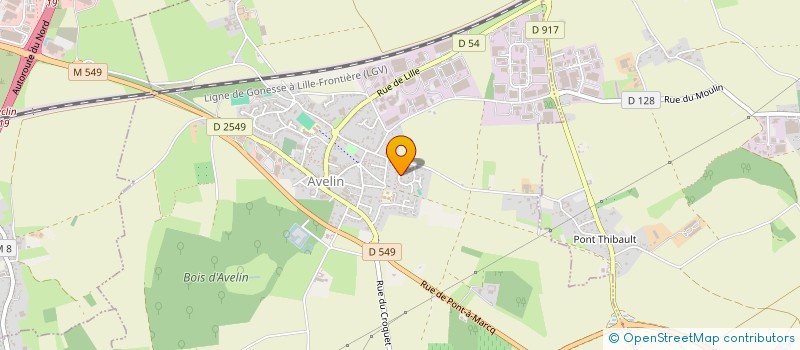 localisation de l'entreprise EMAVIS  AVELIN