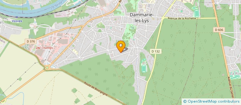 localisation de l'entreprise EMAWEN PLUS à DAMMARIE-LES-LYS
