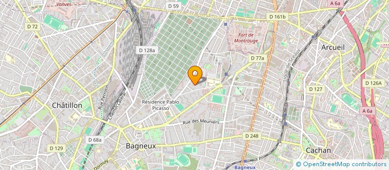localisation de l'entreprise EMAWOM.COM à BAGNEUX