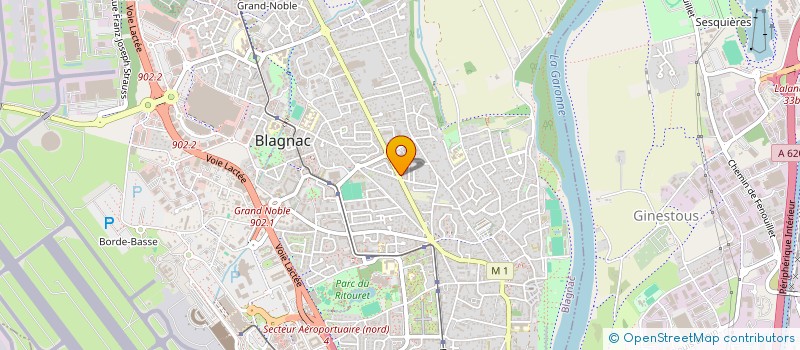 localisation de l'entreprise EMAX à BLAGNAC