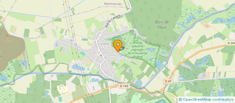 localisation de l'entreprise EMAX  VRED