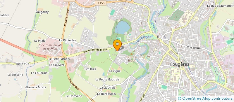 localisation de l'entreprise EMAXAAR  FOUGERES