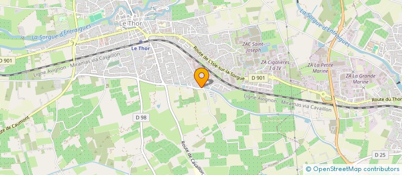 localisation de l'entreprise EMAYOLIA  LE THOR