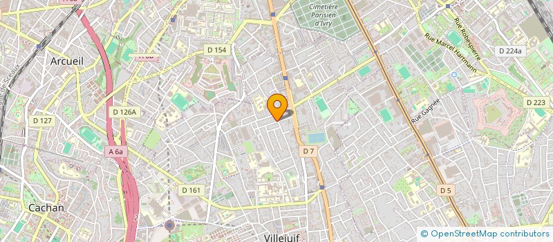 localisation de l'entreprise EMB 60  VILLEJUIF