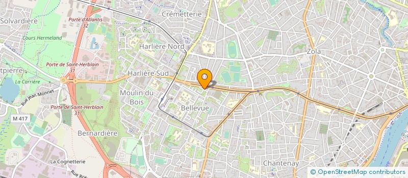 localisation de l'entreprise EMB à NANTES