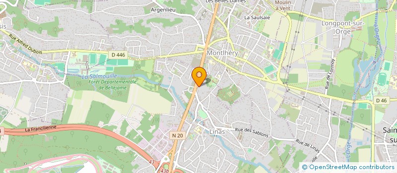 localisation de l'entreprise EMB  LINAS