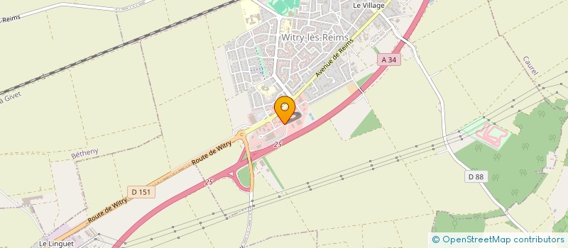 localisation de l'entreprise EMB à WITRY-LES-REIMS