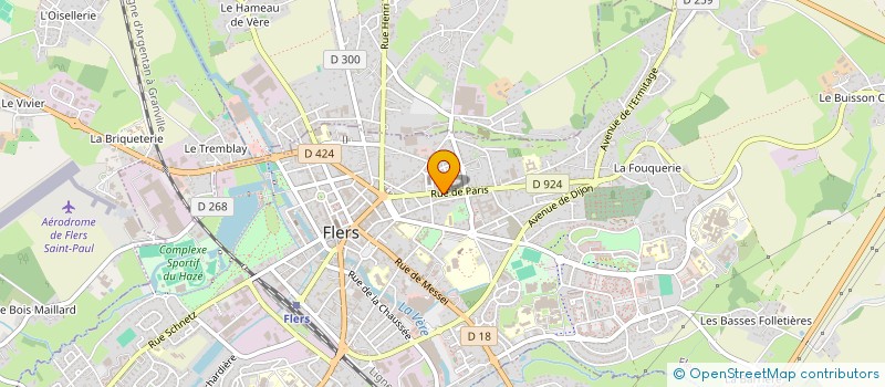 localisation de l'entreprise EMB à FLERS