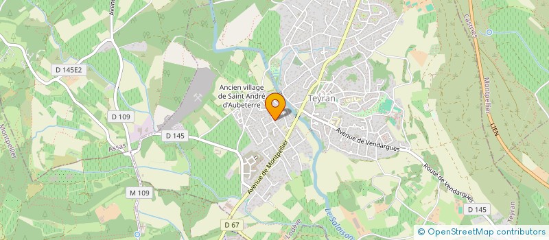 localisation de l'entreprise EMB  TEYRAN