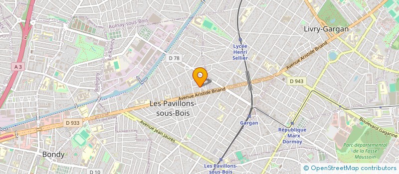 localisation de l'entreprise EMB à LES PAVILLONS-SOUS-BOIS