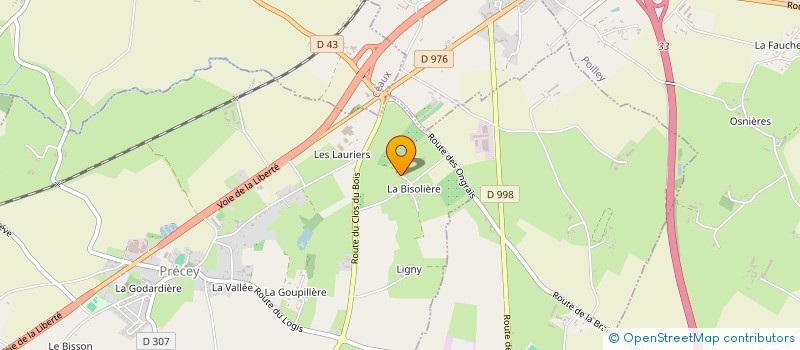 localisation de l'entreprise EMB  PRECEY