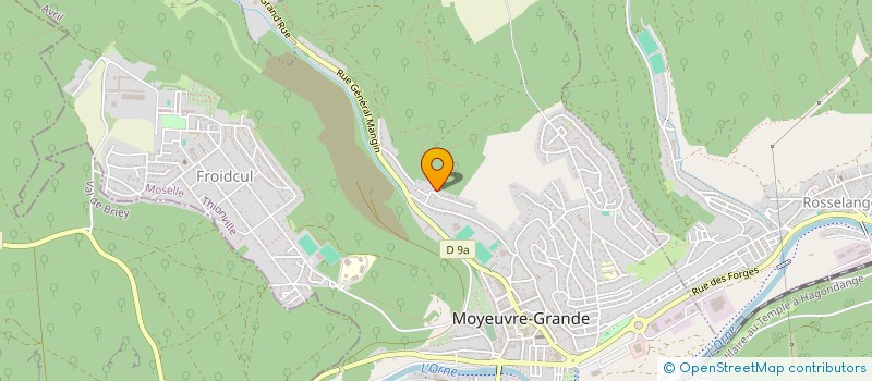 localisation de l'entreprise EMB  MOYEUVRE-GRANDE