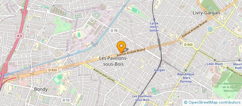 localisation de l'entreprise EMB BAT à LES PAVILLONS-SOUS-BOIS