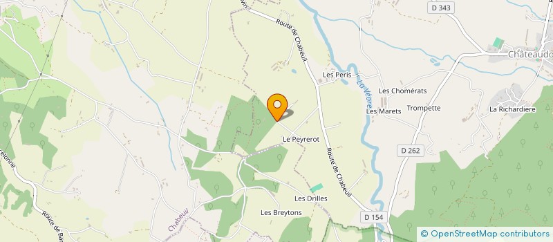 localisation de l'entreprise EMB BIO à CHATEAUDOUBLE