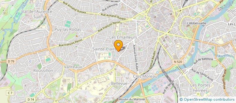 localisation de l'entreprise EMB CONSEIL à LIMOGES