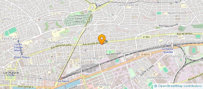 localisation de l'entreprise EMB ETANCHEITE  LE HAVRE