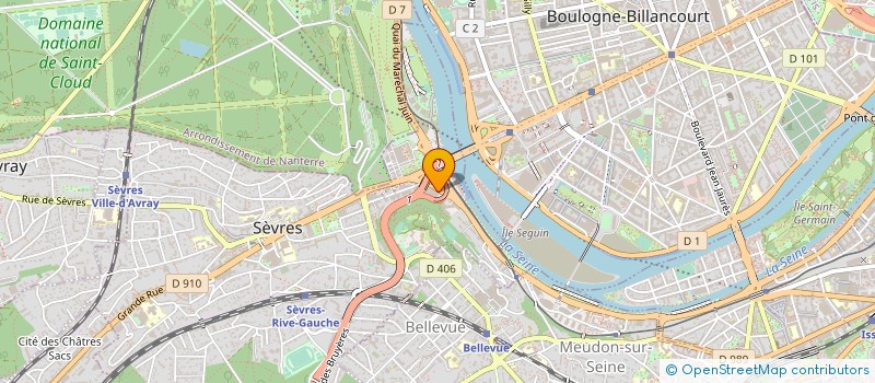 localisation de l'entreprise EMB FRANCE à SEVRES