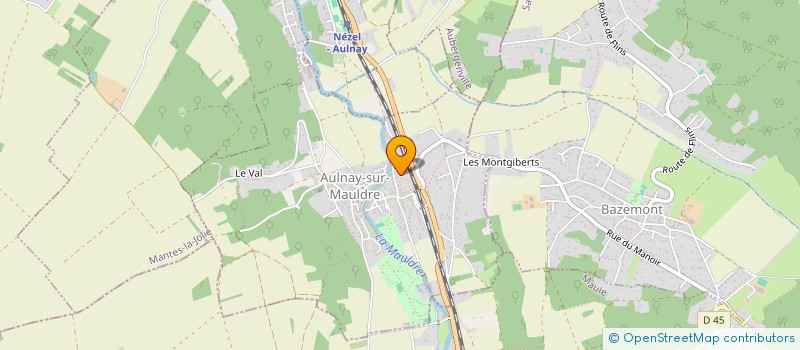 localisation de l'entreprise EMB INDUSTRIE  AULNAY-SUR-MAULDRE