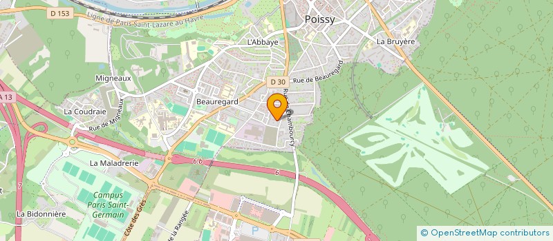 localisation de l'entreprise EMB POISSY  POISSY