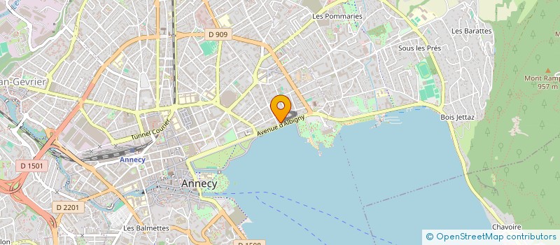localisation de l'entreprise EMBA CONSEILS à ANNECY