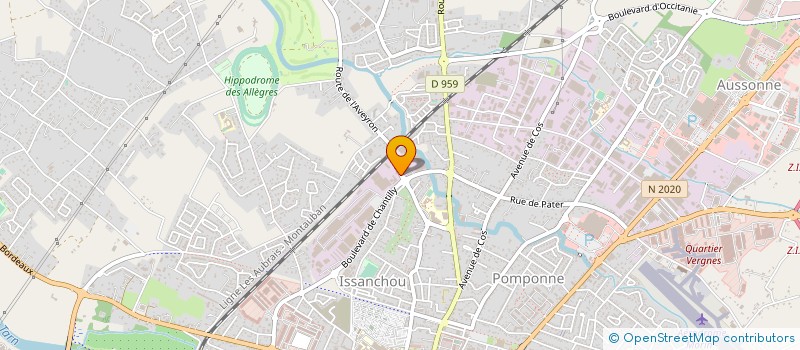 localisation de l'entreprise EMBADIF à MONTAUBAN