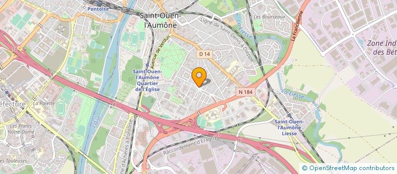 localisation de l'entreprise EMBAL'FLEURS à SAINT-OUEN-L'AUMONE
