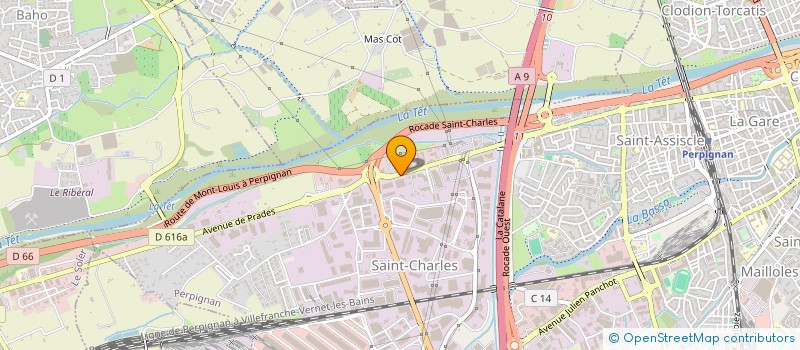 localisation de l'entreprise EMBAL IMPORT EXPORT  PERPIGNAN