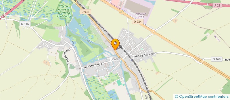 localisation de l'entreprise EMBAL IND LAIGUILLON CHRETIEN à BOVES