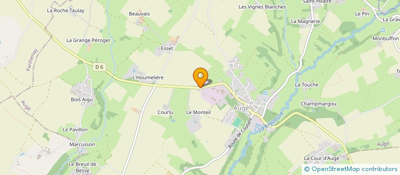 localisation de l'entreprise EMBAL MARTIN à AUGE