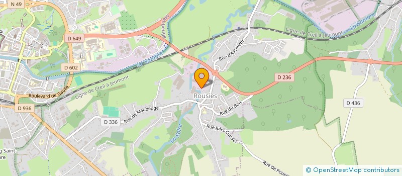 localisation de l'entreprise EMBAL PRO  ROUSIES