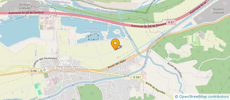 localisation de l'entreprise EMBALDIS SARL  PEYROLLES-EN-PROVENCE