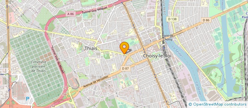 localisation de l'entreprise EMBALL' SERVICES  ORLY