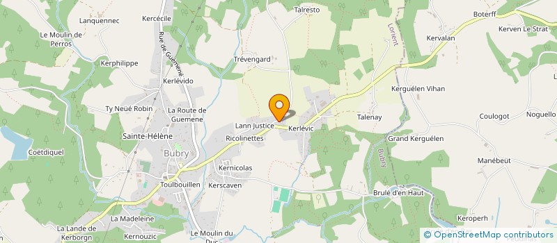 localisation de l'entreprise EMBALLABA  PLUMELIAU-BIEUZY