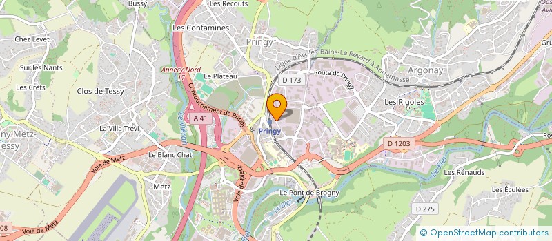 localisation de l'entreprise EMBALLAGE BOIS SERVICE  GROISY