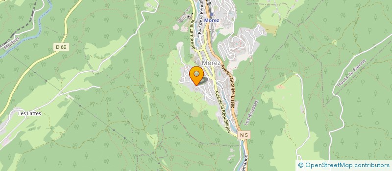 localisation de l'entreprise EMBALLAGE CORNIER à HAUTS DE BIENNE