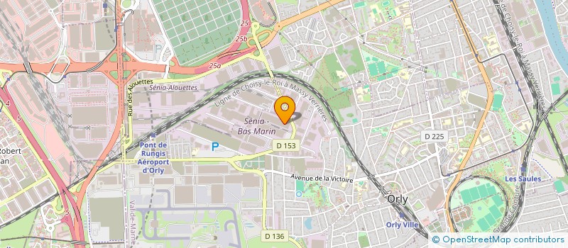 localisation de l'entreprise EMBALLAGE ET PACKAGING  ORLY