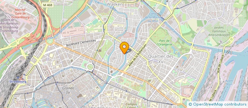 localisation de l'entreprise EMBALLAGE PROCESS SYSTEMES à STRASBOURG
