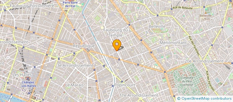 localisation de l'entreprise EMBALLAGE THEATRE  PARIS