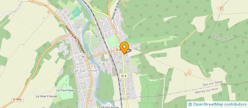 localisation de l'entreprise EMBALLAGES BARSEQUANAIS  BAR-SUR-SEINE